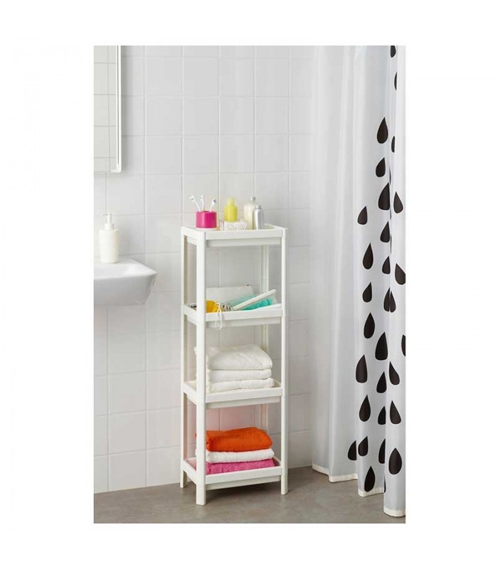 FINNINGEN Shower shelf, black - IKEA